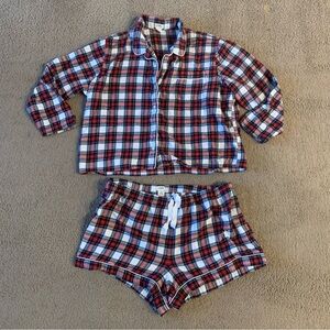 J Crew Plaid Pajamas